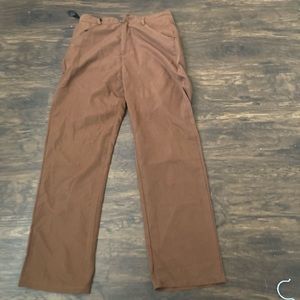 Brown straight legged pants